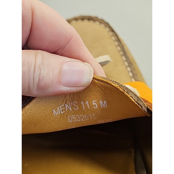 Sperry Gold Cup AO 2 Eye Boat Shoes Non Marking Tan Orange Mens Size 11.5 M - Picture 5 of 7